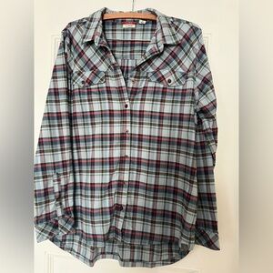 Women’s L.L. Bean Flannel - Pockets, Stretch - Size Large